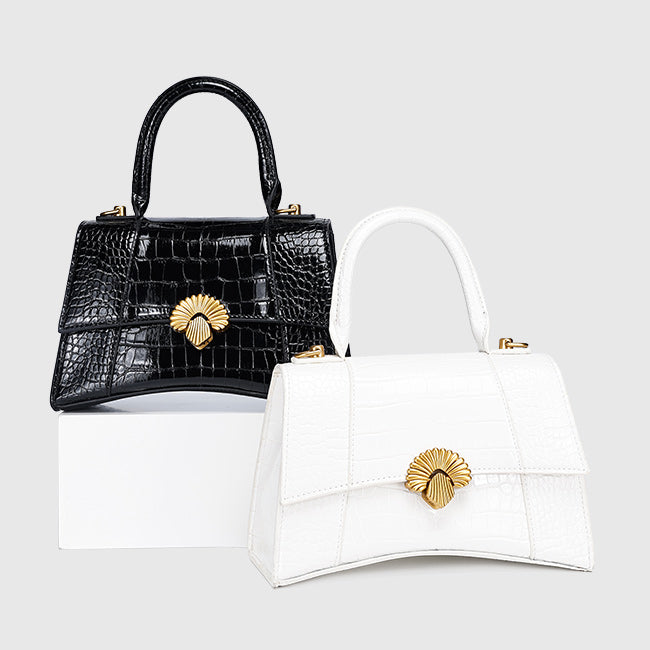 crocodile-embossed-hourglass-bag-for-women-multiple-colors